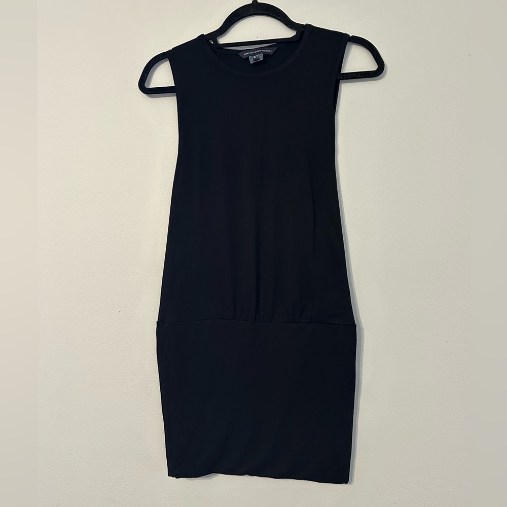 French Connection Black Sleeveless Mini Dress